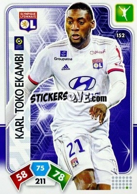 Figurina Karl Toko Ekambi - Foot 2020-2021. Adrenalyn Xl - Panini