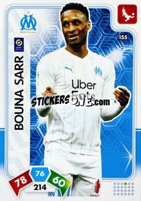 Sticker Bouna Sarr - Foot 2020-2021. Adrenalyn Xl n. 155 - Panini