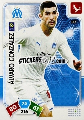 Sticker Álvaro González - Foot 2020-2021. Adrenalyn Xl n. 157 - Panini