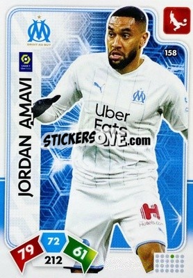 Cromo Jordan Amavi - Foot 2020-2021. Adrenalyn Xl - Panini