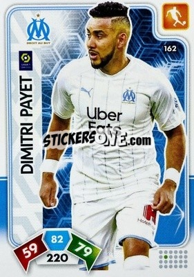 Sticker Dimitri Payet - Foot 2020-2021. Adrenalyn Xl n. 162 - Panini