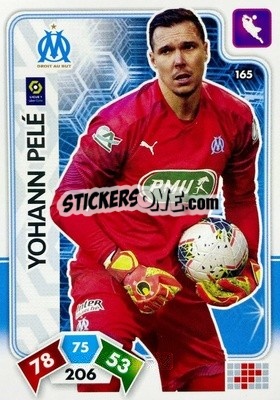 Figurina Yohann Pelé - Foot 2020-2021. Adrenalyn Xl n. 165 - Panini