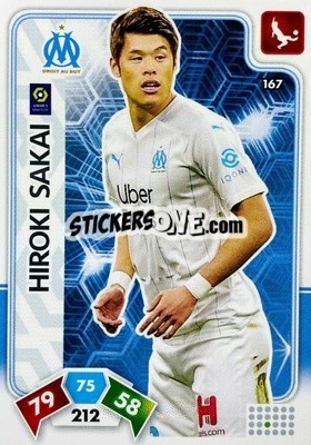 Sticker Hiroki Sakai - Foot 2020-2021. Adrenalyn Xl n. 167 - Panini