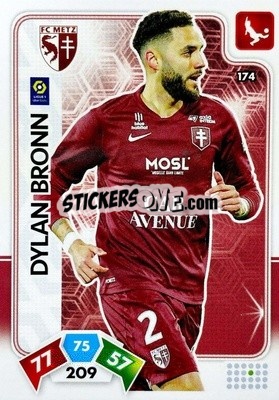 Sticker Dylan Bronn - Foot 2020-2021. Adrenalyn Xl n. 174 - Panini