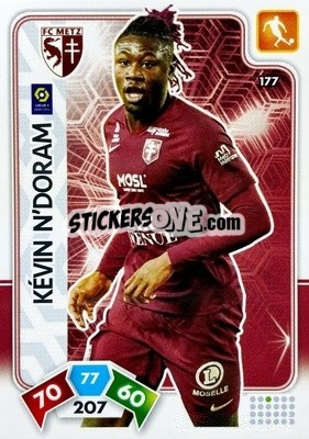 Sticker Kévin N'Doram - Foot 2020-2021. Adrenalyn Xl n. 177 - Panini