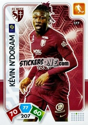 Cromo Kévin N'Doram - Foot 2020-2021. Adrenalyn Xl - Panini