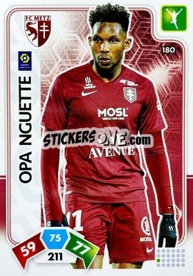 Sticker Opa Nguette - Foot 2020-2021. Adrenalyn Xl n. 180 - Panini