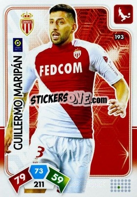 Sticker Guillermo Maripán - Foot 2020-2021. Adrenalyn Xl n. 193 - Panini