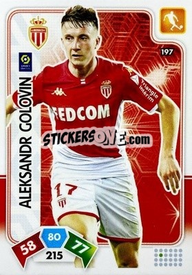Sticker Aleksandr Golovin - Foot 2020-2021. Adrenalyn Xl n. 197 - Panini