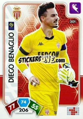 Sticker Diego Benaglio - Foot 2020-2021. Adrenalyn Xl n. 201 - Panini