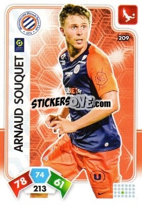 Sticker Arnaud Souquet - Foot 2020-2021. Adrenalyn Xl n. 209 - Panini