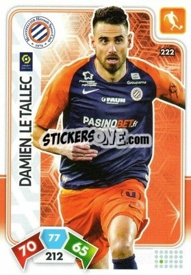 Sticker Damien Le Tallec - Foot 2020-2021. Adrenalyn Xl n. 222 - Panini
