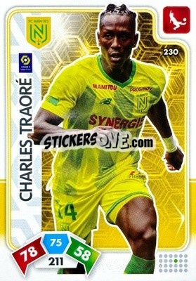 Sticker Charles Traoré - Foot 2020-2021. Adrenalyn Xl - Panini