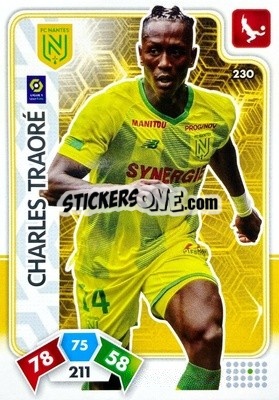 Sticker Charles Traoré - Foot 2020-2021. Adrenalyn Xl n. 230 - Panini