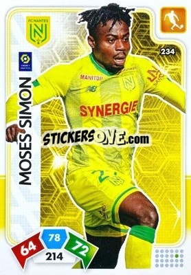 Sticker Moses Simon - Foot 2020-2021. Adrenalyn Xl - Panini