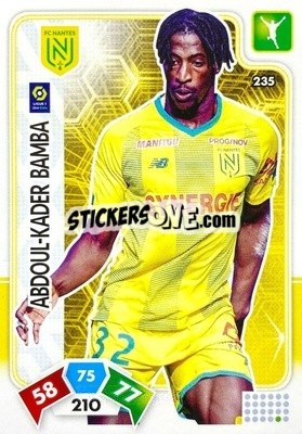 Sticker Abdoul-Kader Bamba - Foot 2020-2021. Adrenalyn Xl n. 235 - Panini