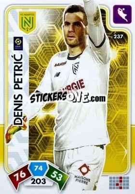 Sticker Denis Petric - Foot 2020-2021. Adrenalyn Xl n. 237 - Panini