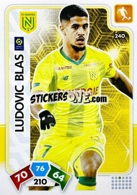 Sticker Ludovic Bias - Foot 2020-2021. Adrenalyn Xl n. 240 - Panini