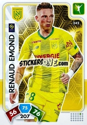 Sticker Renaud Emond - Foot 2020-2021. Adrenalyn Xl n. 242 - Panini