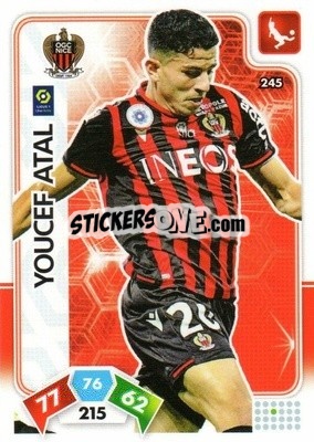 Sticker Youcef Atal - Foot 2020-2021. Adrenalyn Xl n. 245 - Panini