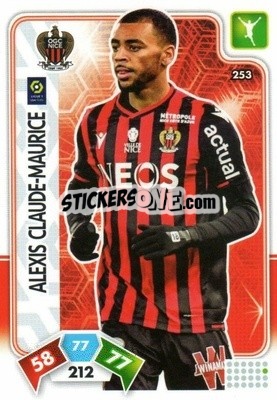 Sticker Alexis Claude-Maurice - Foot 2020-2021. Adrenalyn Xl n. 253 - Panini