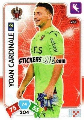 Figurina Yoan Cardinale - Foot 2020-2021. Adrenalyn Xl n. 255 - Panini