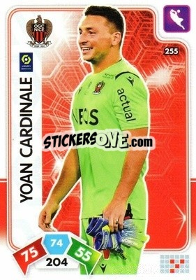 Sticker Yoan Cardinale - Foot 2020-2021. Adrenalyn Xl - Panini