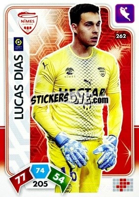 Sticker Lucas Dias - Foot 2020-2021. Adrenalyn Xl n. 262 - Panini