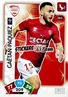 Sticker Gaëtan Paquiez - Foot 2020-2021. Adrenalyn Xl - Panini