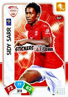 Sticker Sidy Sarr - Foot 2020-2021. Adrenalyn Xl n. 267 - Panini