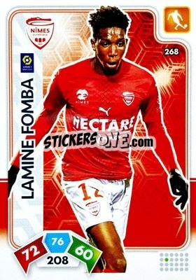 Sticker Lamine Fomba - Foot 2020-2021. Adrenalyn Xl n. 268 - Panini