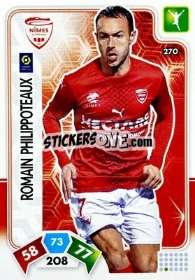Cromo Romain Philippoteaux - Foot 2020-2021. Adrenalyn Xl n. 270 - Panini