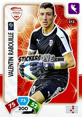 Sticker Valentin Rabouille - Foot 2020-2021. Adrenalyn Xl - Panini