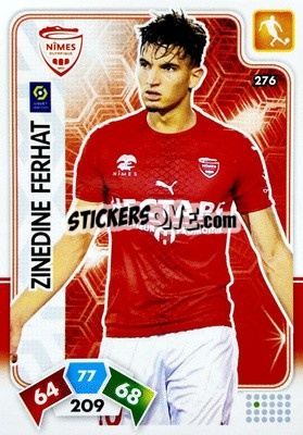 Sticker Zinedine Ferhat - Foot 2020-2021. Adrenalyn Xl n. 276 - Panini