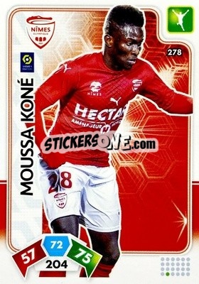 Sticker Moussa Koné - Foot 2020-2021. Adrenalyn Xl - Panini