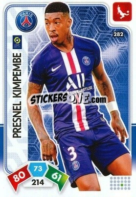 Sticker Presnel Kimpembe - Foot 2020-2021. Adrenalyn Xl n. 282 - Panini