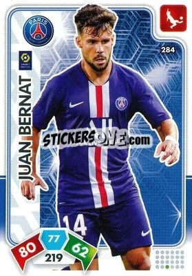Sticker Juan Bernat - Foot 2020-2021. Adrenalyn Xl n. 284 - Panini