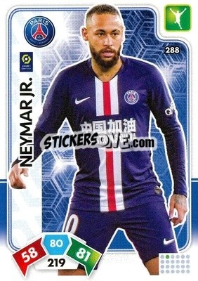 Cromo Neymar Jr - Foot 2020-2021. Adrenalyn Xl - Panini