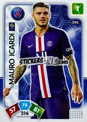 Sticker Mauro Icardi - Foot 2020-2021. Adrenalyn Xl n. 290 - Panini
