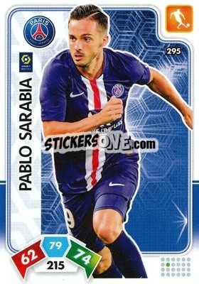 Sticker Pablo Sarabia - Foot 2020-2021. Adrenalyn Xl n. 295 - Panini