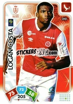 Sticker Logan Costa - Foot 2020-2021. Adrenalyn Xl n. 310 - Panini