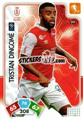 Sticker Tristan Dingomé - Foot 2020-2021. Adrenalyn Xl - Panini