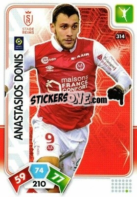 Sticker Anastasios Donis - Foot 2020-2021. Adrenalyn Xl n. 314 - Panini