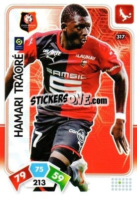 Sticker Hamari Traoré - Foot 2020-2021. Adrenalyn Xl n. 317 - Panini
