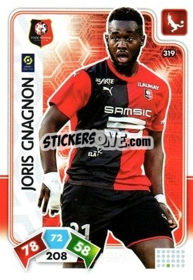 Sticker Joris Gnagnon - Foot 2020-2021. Adrenalyn Xl n. 319 - Panini