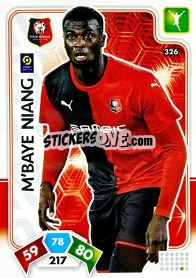 Cromo M'Baye Niang - Foot 2020-2021. Adrenalyn Xl - Panini