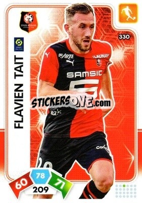 Sticker Flavien Tait - Foot 2020-2021. Adrenalyn Xl n. 330 - Panini