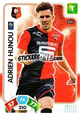 Sticker Adrien Hunou - Foot 2020-2021. Adrenalyn Xl - Panini
