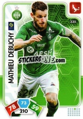 Sticker Mathieu Debuchy - Foot 2020-2021. Adrenalyn Xl n. 335 - Panini