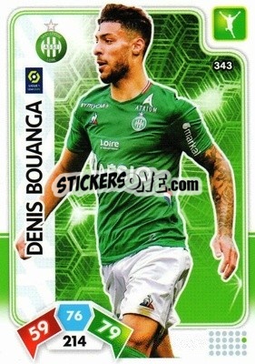 Sticker Denis Bouanga - Foot 2020-2021. Adrenalyn Xl n. 343 - Panini